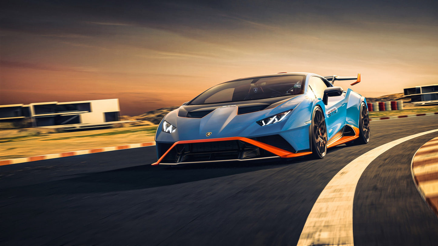 Lamborghini Huracán STO | Track Legend Series #02 | Premium A4 Car Poster